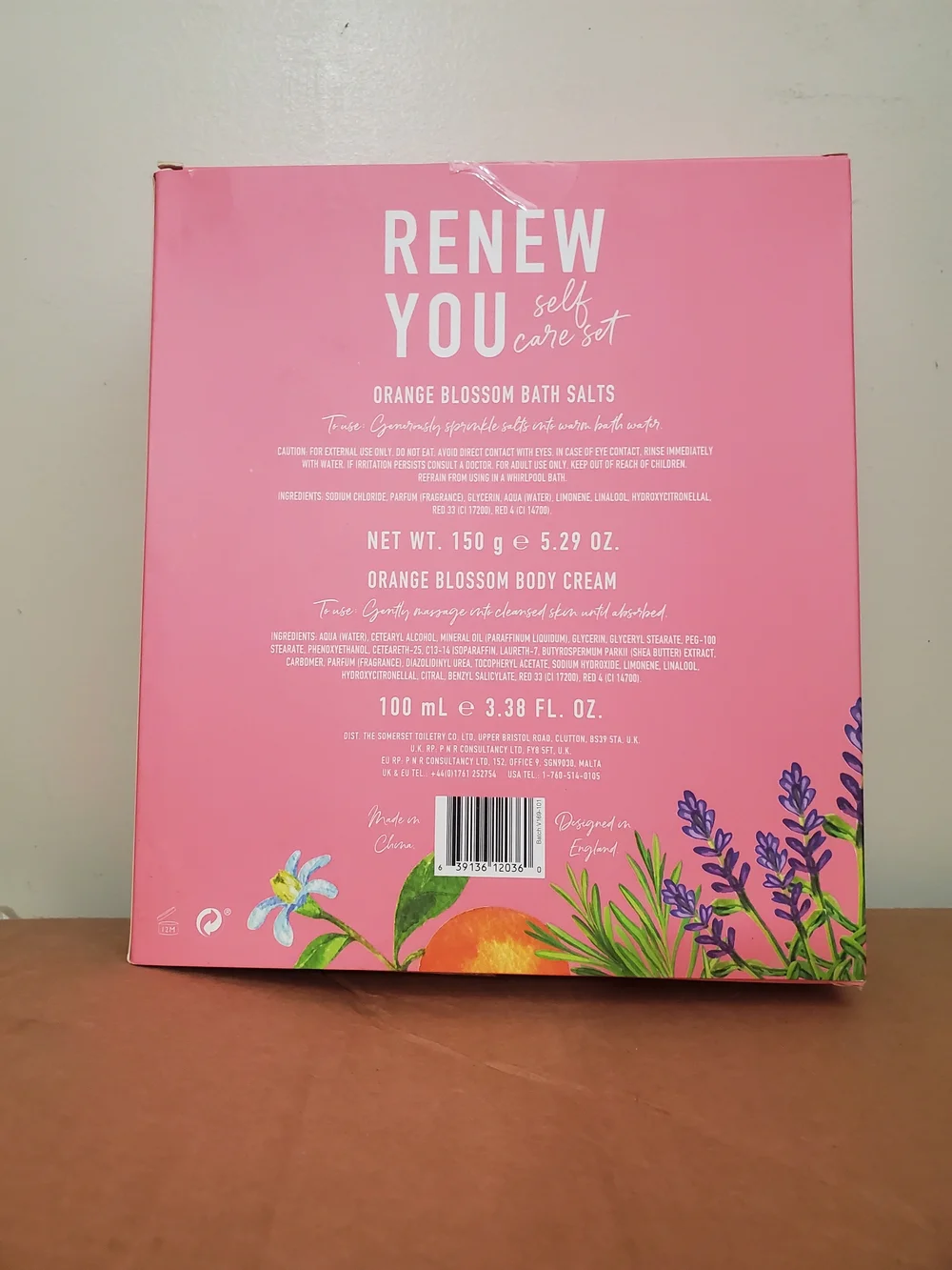 Renew You. Self Care Set - Pink Orange Blossom